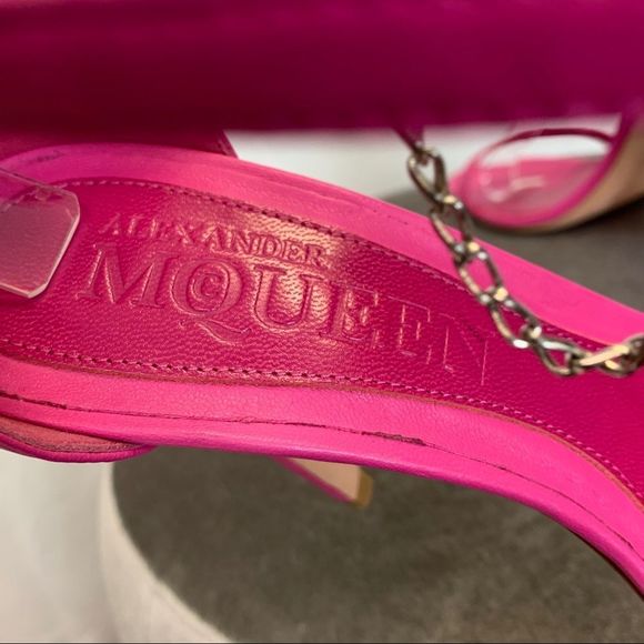 Alexander McQueen Pink Heels - Picture 8 of 11